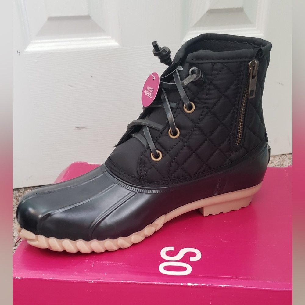 Black boots